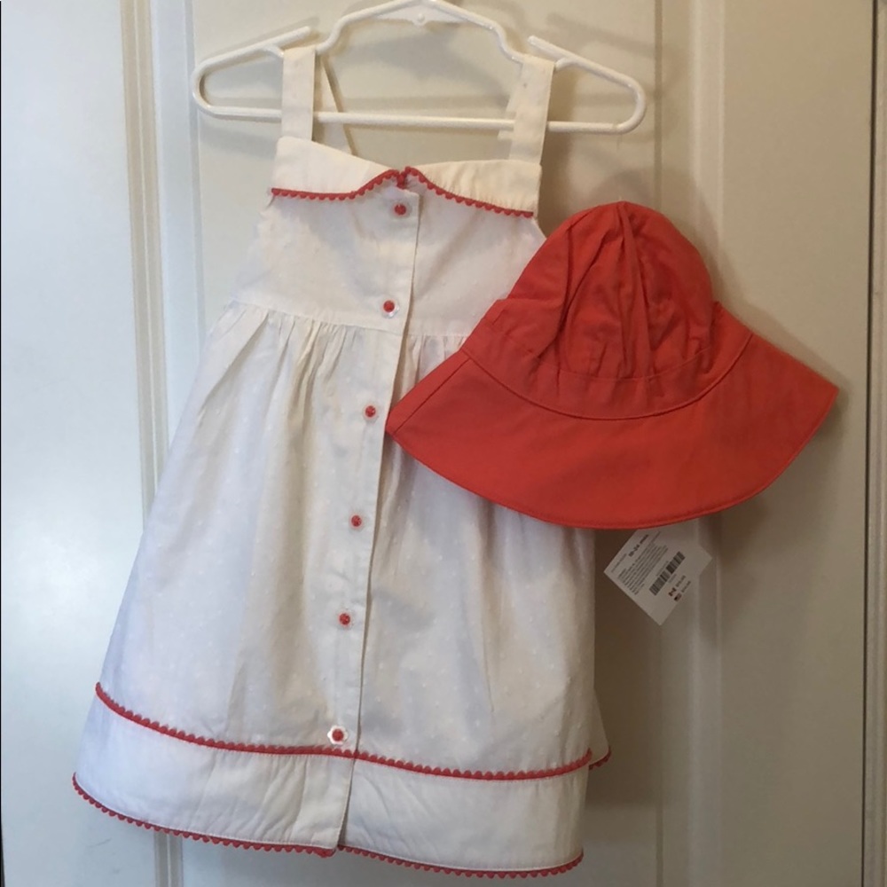 Sundress and hat for girls 18-24 mos